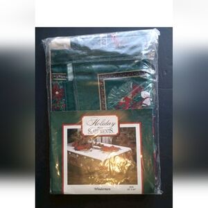Home Holiday Statements Windermere Fabric Table Cloth Linens 60"x84"